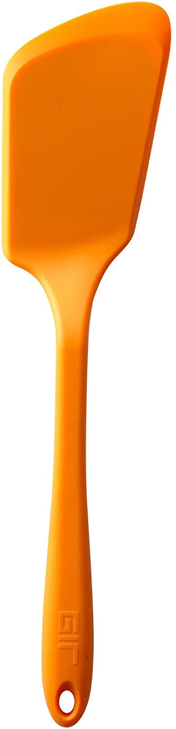 BelleGuppy Silicone Spatula Turner | Heat-Resistant up to 550°F | Nonstick Pancake Flipper, Egg Spatula, Kitchen Spatula | Mini - 11 IN, Black