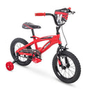 Huffy Kid Bike Moto X, Fast Assembly Quick Connect, 12", Gloss Red