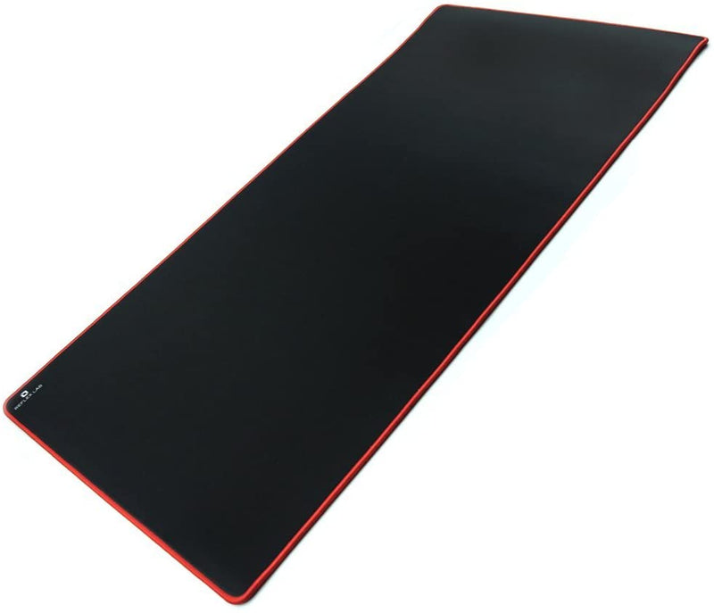 GGLTECK Large Extended Gaming Mouse Pad Mat XXL, Stitched Edges, Waterproof, Ultra Thick 5mm, Wide & Long Mousepad 36”x12”x.20" Red