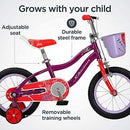 Schwinn Elm Girls Bike for Toddlers and Kids