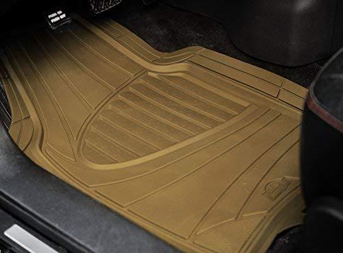 Custom Accessories Armor All 78842 4-Piece Tan All Season Rubber Floor Mat