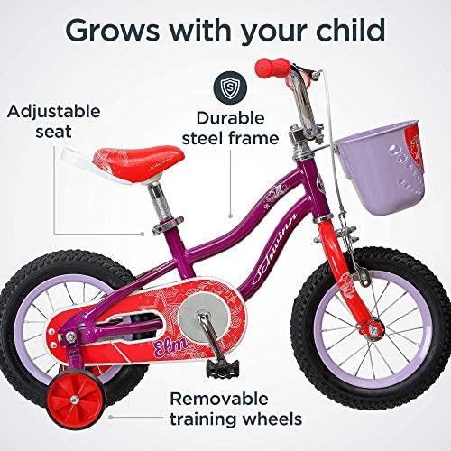 Schwinn Elm Girls Bike for Toddlers and Kids