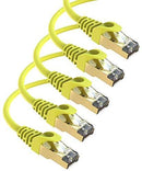 Maximm Cat7 Ethernet Cable, 15 Feet, Green, 5-Pack - Pure Copper - RJ45 Gold-Plated Snagless Connectors 600 MHz, 10 Gbps. for Fast Network & Computer Networking + Cable Clips and Ties