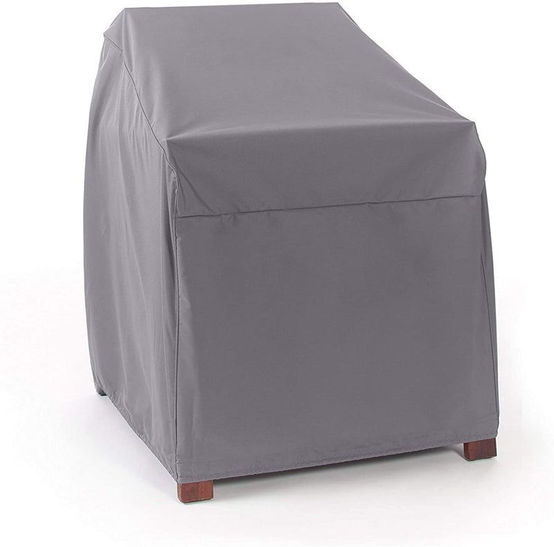 Y- STOP - Outdoor Chair Cover - Fits 34 Inch Width, 40 Inch Depth and 40 Inch Height - Ultima Ripstop - 600D Fade Resistant Poly - Breathable Covered Ventilation -7 Year Warranty - Ripstop Grey