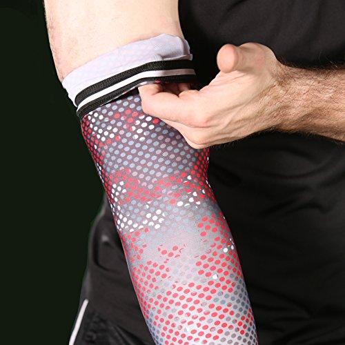 B-Driven Sports Pro-Fit Compersssion Arm Sleeves - 1-Pair, 30+ Designs, Adult/Youth Sizes, for Athletic and General Purpose Use.