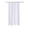 N&Y HOME Caregiver Attendant 36 inches Height Weighted Fabric Shower Curtain Machine Washable,Water Repellent Bathroom Curtains with Grommets, White, 48x36 inch