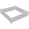 White Vinyl Raised Garden Bed 2-pack