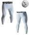 Defender Men's Compression Baselayer Pants Legging Shorts Shirts Tights Running