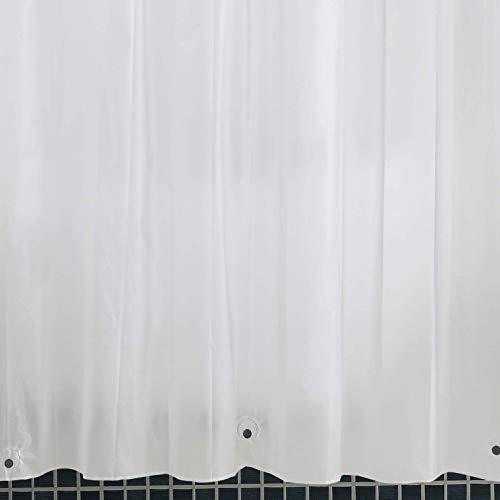 N&Y HOME Clear Shower Curtain Liner - 72x72 Water Repellent Heavy Duty 8G Liner with Rust Proof Grommets for Bathroom Shower