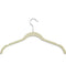 Home-it 50 Pack Shirt and dress Clothes Hangers Ivory Velvet Hangers Clothes Hanger Ultra Thin No Slip neck (hook) swivel