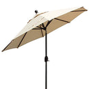 EliteShade 9Ft Market Umbrella Patio Outdoor Backyard Aluminum Table Umbrella (FadeSafe Beige)