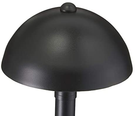 Mushroom 12V Brass Path Light (6" Shade, 25" Tall) by sunduck