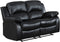 Homelegance Resonance 83" Bonded Leather Double Reclining Sofa, Brown