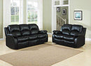 Homelegance Resonance 83" Bonded Leather Double Reclining Sofa, Brown