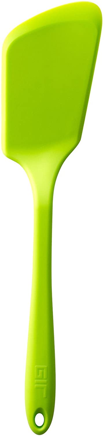 BelleGuppy Silicone Spatula Turner | Heat-Resistant up to 550°F | Nonstick Pancake Flipper, Egg Spatula, Kitchen Spatula | Mini - 11 IN, Black