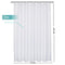 Mrs Awesome Fabric Shower Curtain with 9 Pockets 60 inches Width, Water Repellent, Washable, Odorless and Rust Proof Grommets, White,60x72