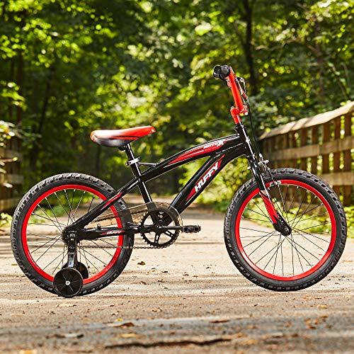 Huffy Kid Bike Moto X, Fast Assembly Quick Connect, 12", Gloss Red