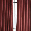 Half Price Drapes VPCH-192018-120 Signature Blackout Velvet Curtain, Burgundy, 50 X 120