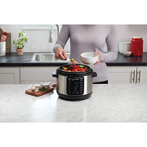 Crockpot 2100467 Express Easy Release | 6 Quart Slow, Pressure, Multi Cooker, 6QT, Stainless Steel