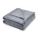 Weighted Idea Cool Weighted Blanket | 12 lbs | 48''x78'' | Cotton | Grey | for Adult Woman and Man