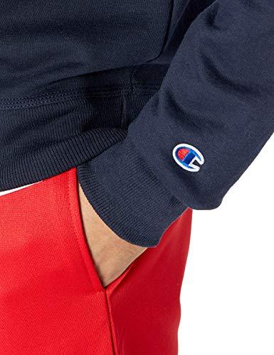 Champion Men's Graphic Powerblend Fleece Crew