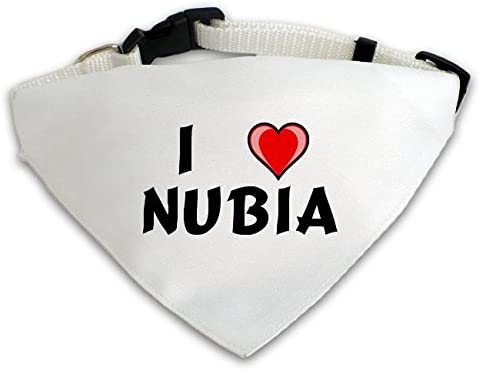 Niubya Dog Bandana with I love  (first name/surname/nickname)