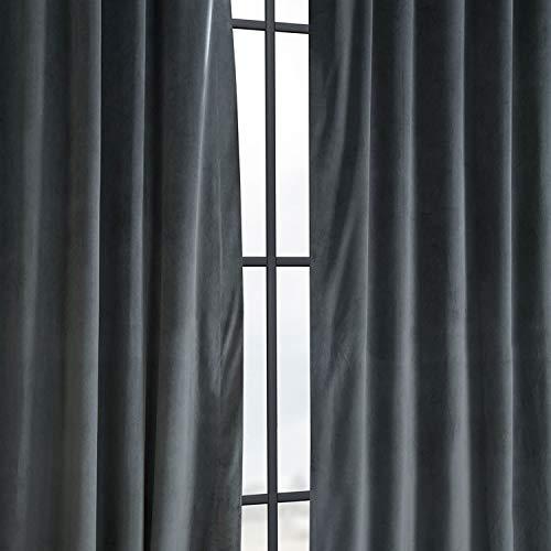 Half Price Drapes VPCH-192018-120 Signature Blackout Velvet Curtain, Burgundy, 50 X 120