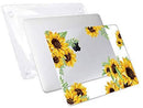 MacBook Air 13 Inch Case 2018 Release A1932,Arike Arike Sunflower Matte See Through Clear Hard Case with Keyboard Cover & Mouse Pad Compatible for MacBook Air 13 Inch with Retina Display & Touch ID