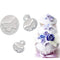 KALAIEN 3 Piece Butterfly Plunger Cutters Molds Sugarcraft Cake Decorating Fondant Sugarcraft Cake Tool