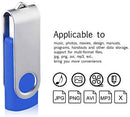 4GB Memory Stick USB 2.0 Flash Drive 10 Pack Bulk Thumb Drives 4 GB Portable Swivel Data Sticks Zip Drive Green PenDrive Jump Drive for Data Storage by FEBNISCTE