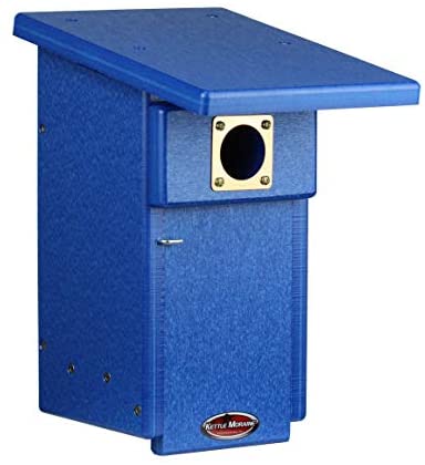 Kettle Moraine Recycled Eastern Bluebird House Nesting Box (1, Blue, Blue)