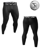 Defender Men's Compression Baselayer Pants Legging Shorts Shirts Tights Running