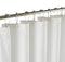 Mrs Awesome Embossed Microfiber Fabric Stall Shower Curtain Liner 54 x 72 inch, Washable and Water Repellent, White