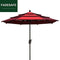 EliteShade 9Ft Market Umbrella Patio Outdoor Backyard Aluminum Table Umbrella (FadeSafe Beige)