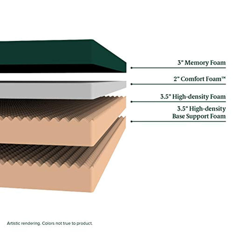 Zinus Memory Foam 12 Inch Green Tea Mattress, Queen