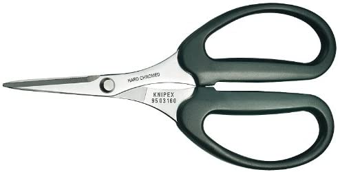 KNIPEX Tools - Kevlar Shears, Chrome (9503160SB)