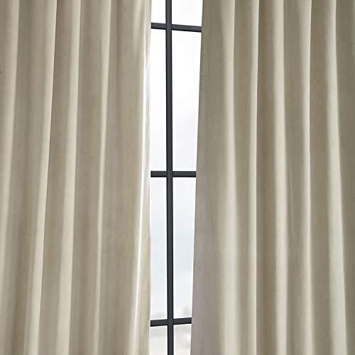 Half Price Drapes VPCH-192018-120 Signature Blackout Velvet Curtain, Burgundy, 50 X 120