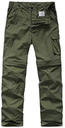 Mens Hiking Pants Adventure Quick Dry Convertible Lightweight Zip Off Fishing Travel Mountain Trousers