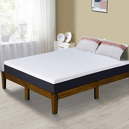 PrimaSleep Wave Gel Infused Memory Foam Mattress, 10'' H, Queen, Blue