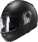 LS2 Helmets Strobe Solid Modular Motorcycle Helmet with Sunshield (Gunmetal, XX-Large)