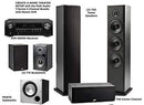 Polk T50 150 Watt Home Theater Floor Standing Tower Speaker (Single) - Premium Sound at a Great Value | Dolby and DTS Surround