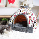 Spring Fever Small Big Animal Strawberry Guinea Pigs Rabbit Dog Cat Puppy Pet Fleece House Indoor Water Resistant Beds