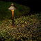 China Hat 12V Black Brass Path Light (7" Shade, 25" Tall) by sunduck