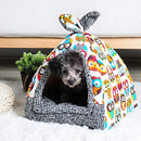 Spring Fever Small Big Animal Strawberry Guinea Pigs Rabbit Dog Cat Puppy Pet Fleece House Indoor Water Resistant Beds