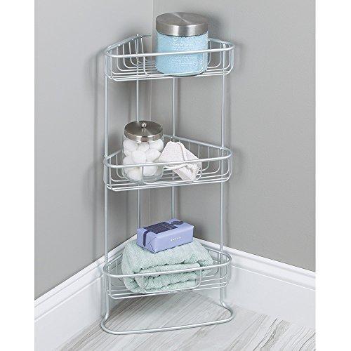 ToiletTree Products Shower Floor Caddy, Stainless Steel, Rust-Free Guarantee, 3 Tiers