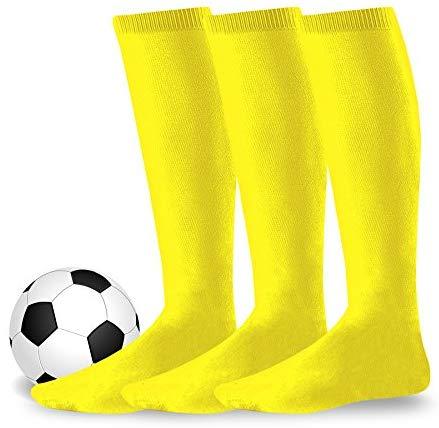 Soxnet Acrylic Unisex Soccer Sports Team Cushion Socks 3 Pack