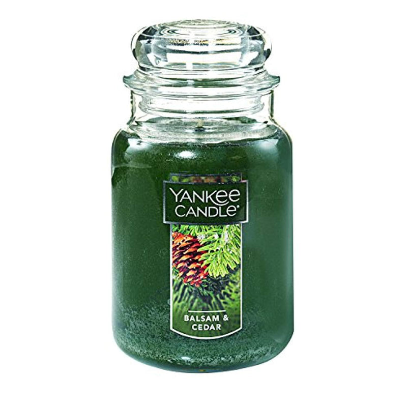 Yankee Candle Large Jar Candle, Balsam & Cedar