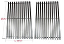 GS7528 Stainless Steel Cooking Grates Replacement For Weber Genesis E and S series gas grills Models, Set of 2