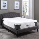 Classic Brands Cool Gel 1.0 Ultimate Gel Memory Foam 14-Inch Mattress with BONUS 2 Pillows, Queen