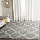 Safavieh Dallas Shag Collection SGD257A Dark Grey and Ivory Area Rug (8'6" x 12')